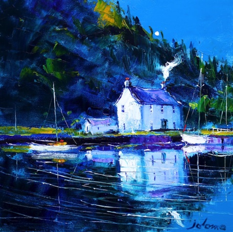 Morning Smoke Dunardry Crinan Canal 16x16
SOLD